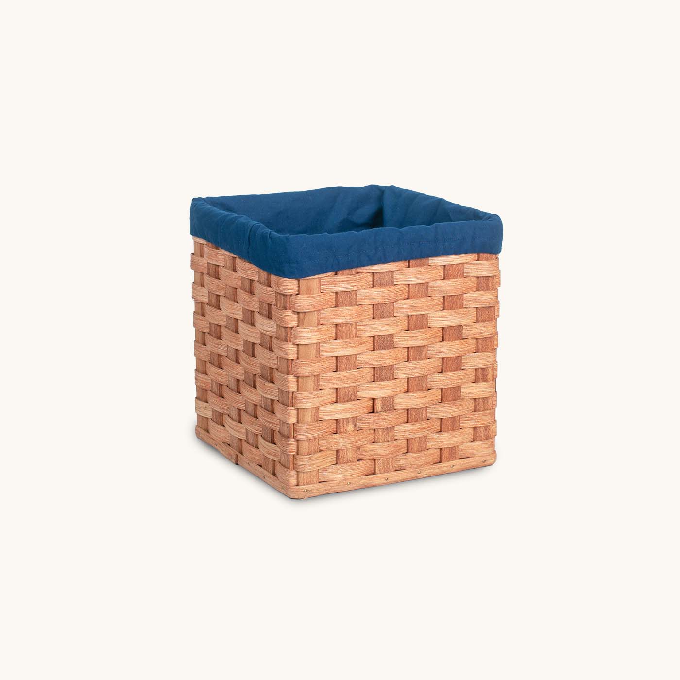 10” Cube Basket Cloth Liner Blue