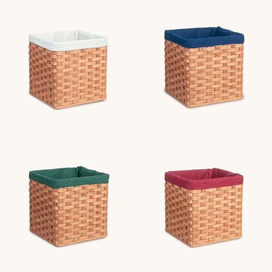 12" Cube Basket Cloth Liner