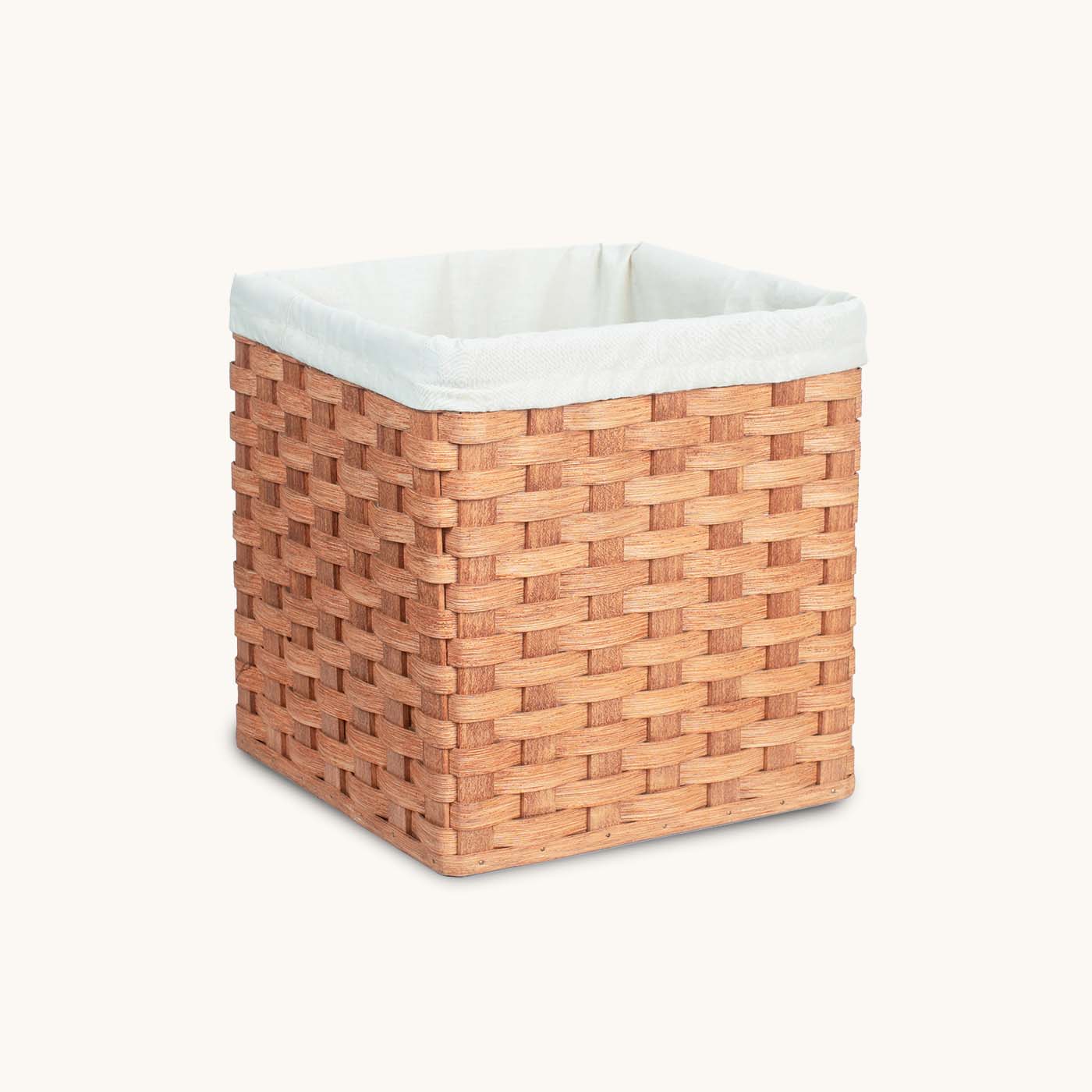 12" Cube Basket Cloth Liner Cream