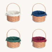 Amish Hand Sewn Liner for Medium Round Easter Basket