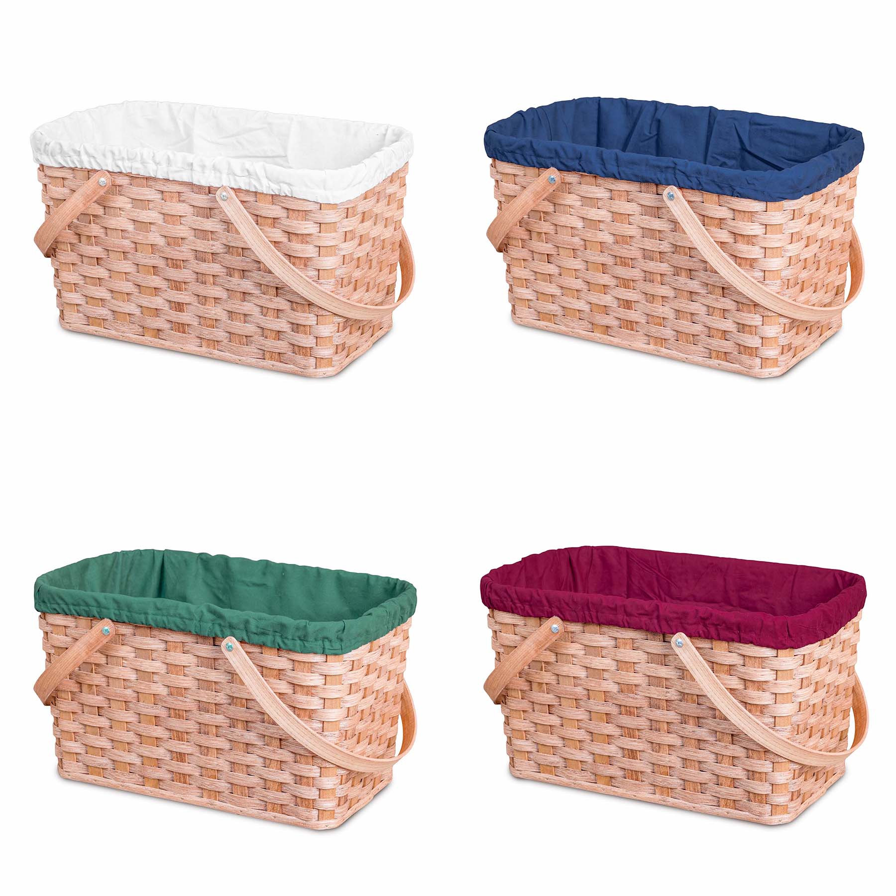 Hand-Sewn Cloth Liner for Homestead Basket