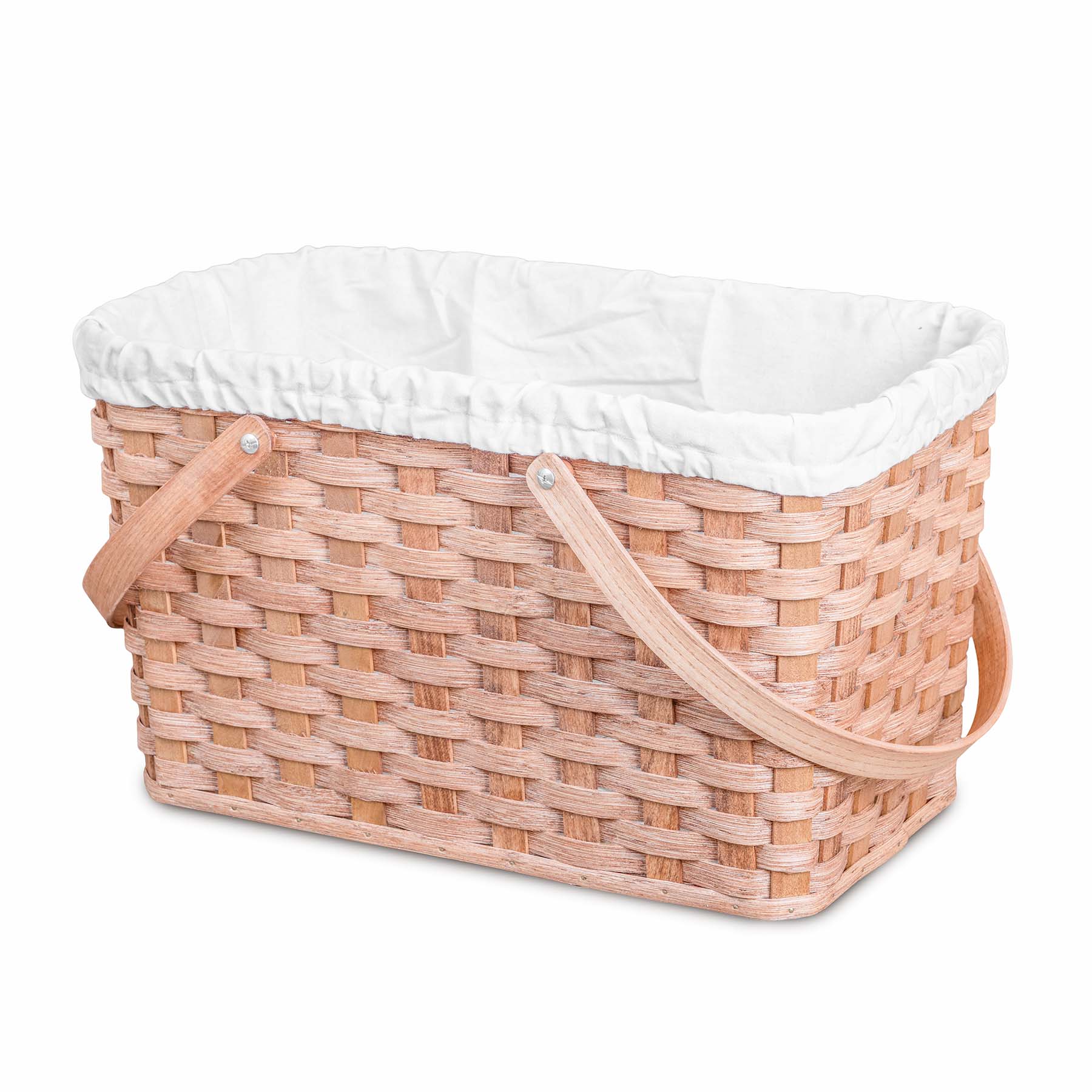 Hand-Sewn Cloth Liner for Homestead Basket Cream