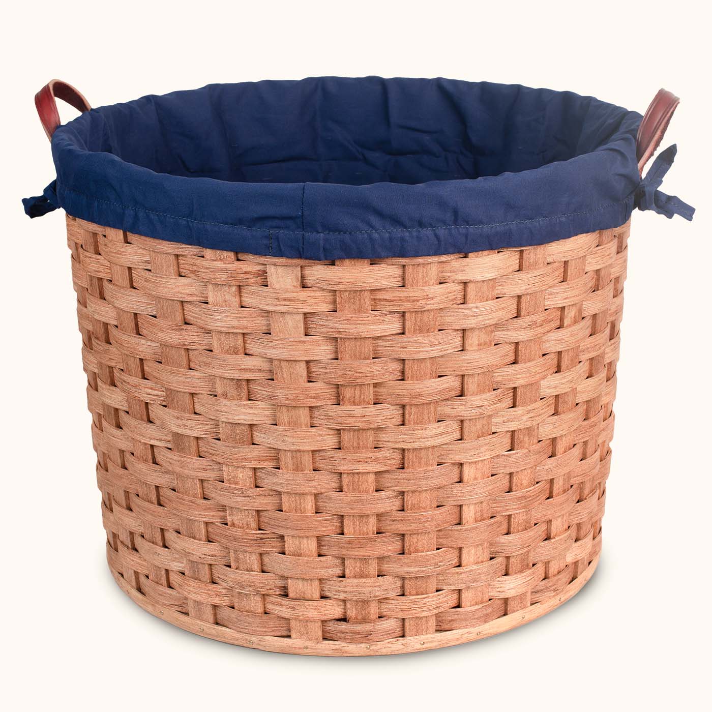 Heavy Duty Large Round Laundry Basket Liner Blue