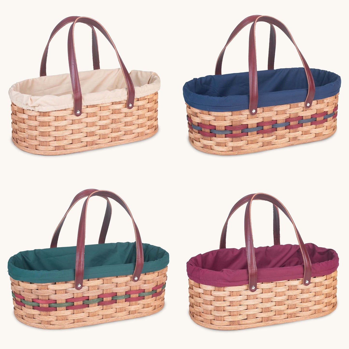 Optional Caddy Basket Liner | Amish Handsewn Liner