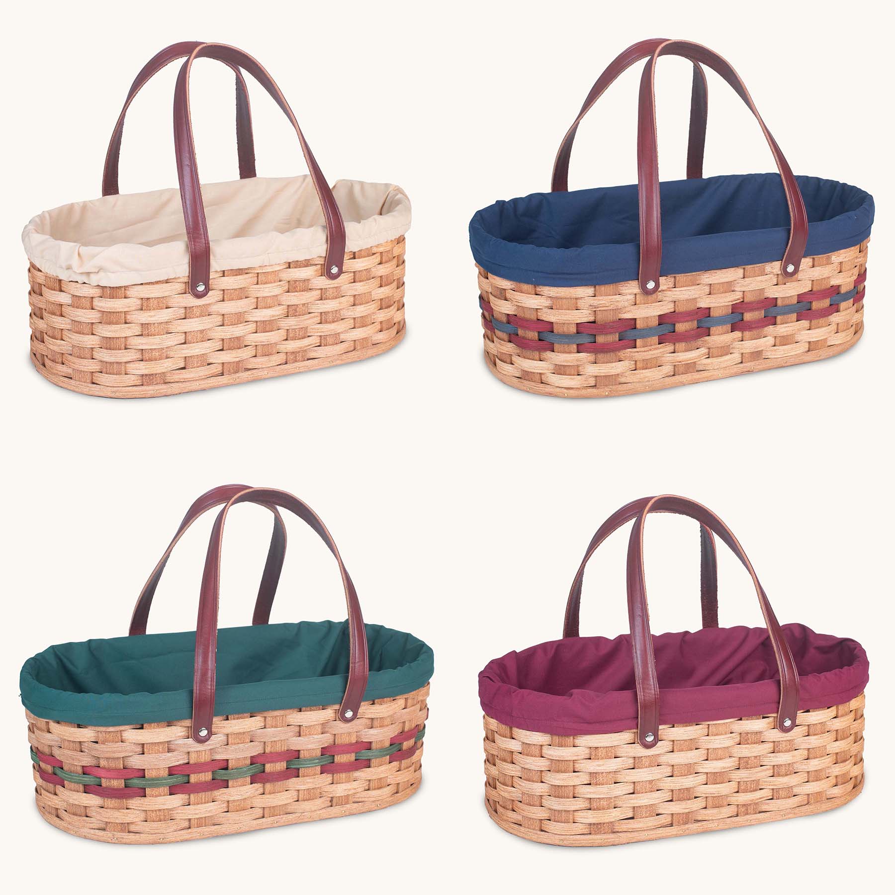 Optional Caddy Basket Liner | Amish Handsewn Liner