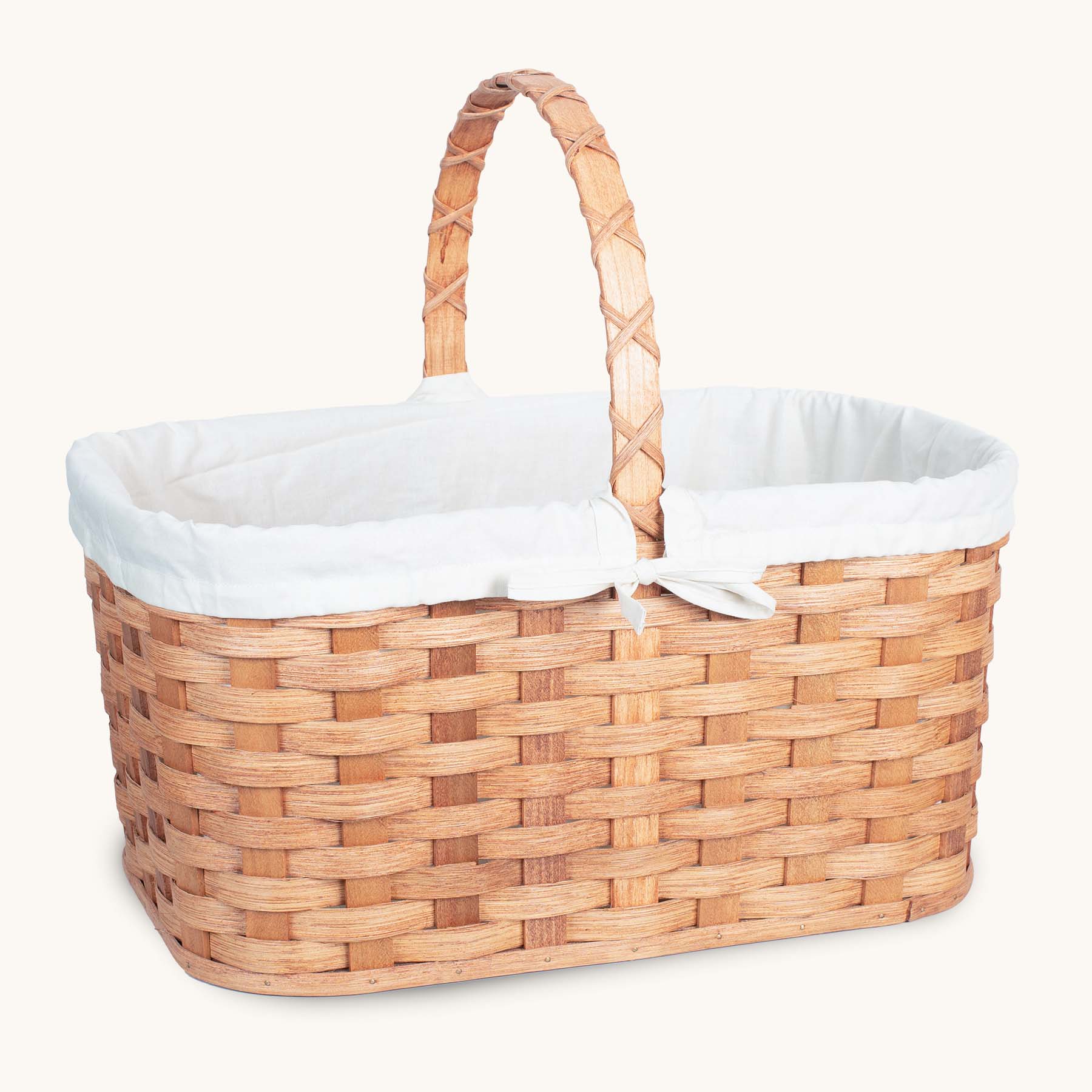 Optional Liner for Extra Large Gathering Basket Cream
