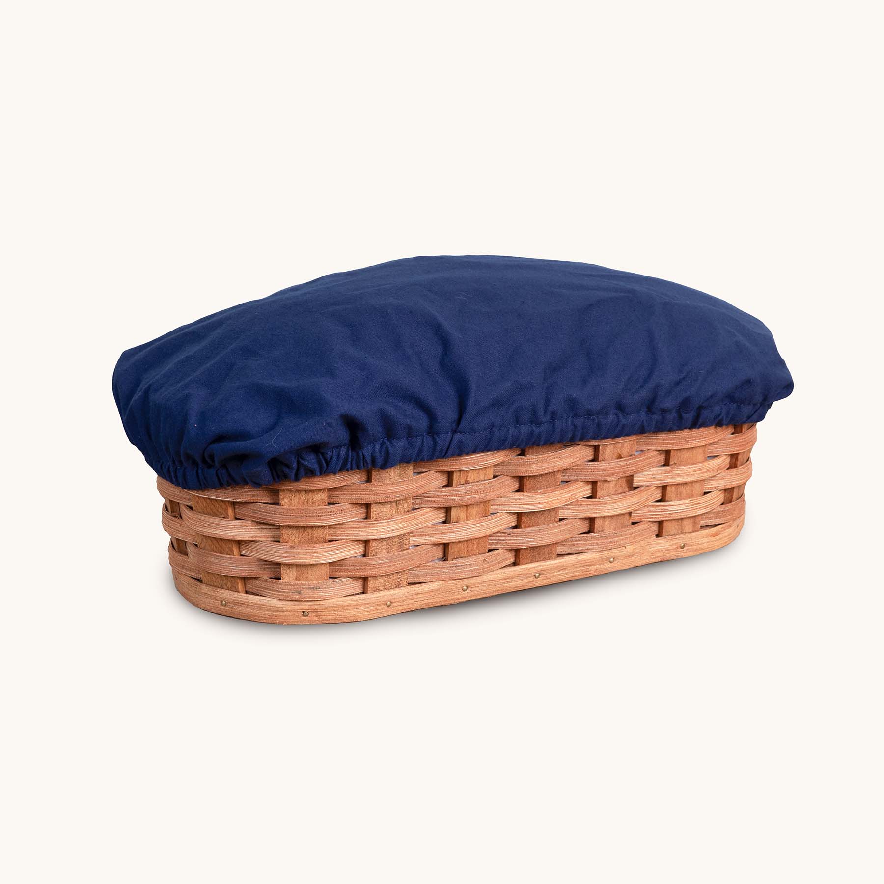 Washable Cloth COVER for Medium Warming Basket Blue