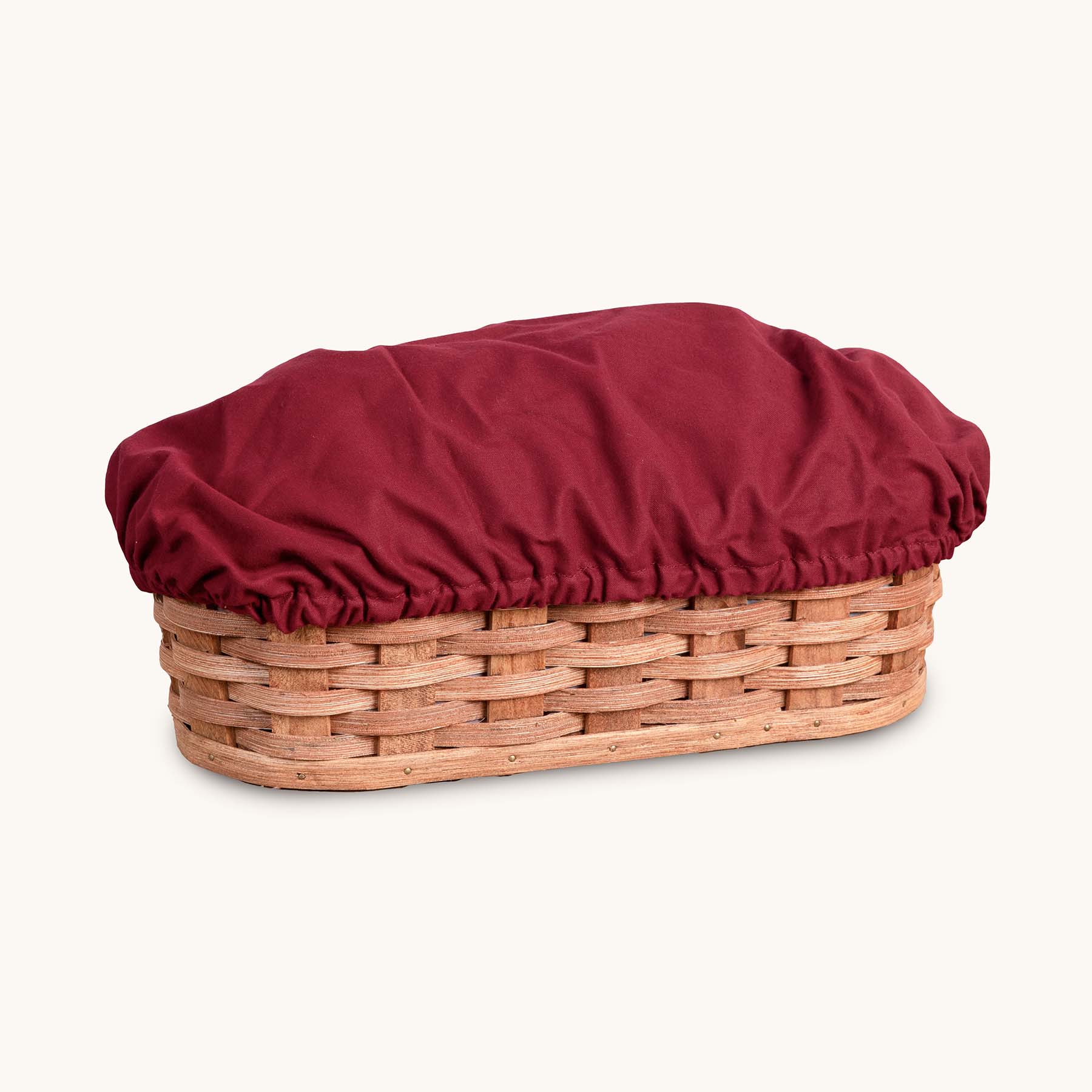 Washable Cloth COVER for Medium Warming Basket Wine