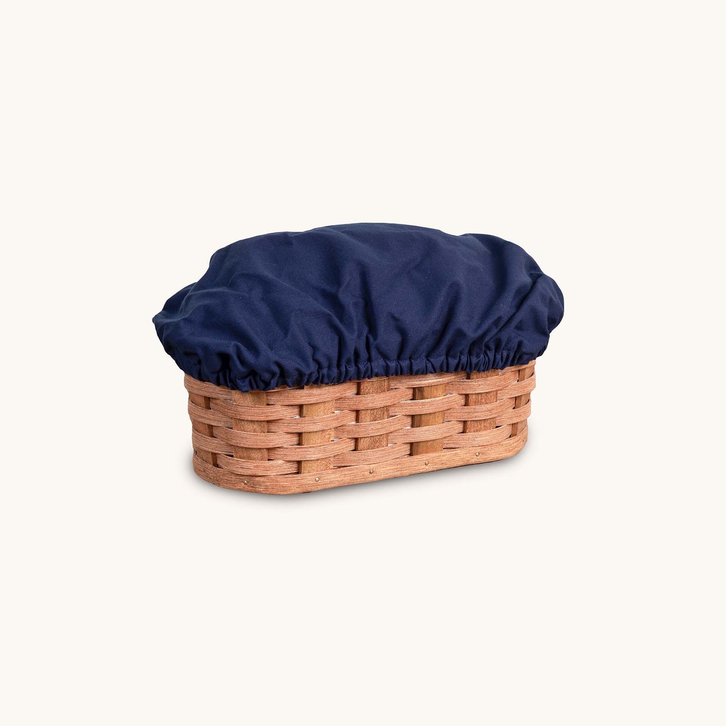 Washable Cloth COVER for Small Warming Basket Blue