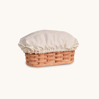 Washable Cloth COVER for Small Warming Basket Cream