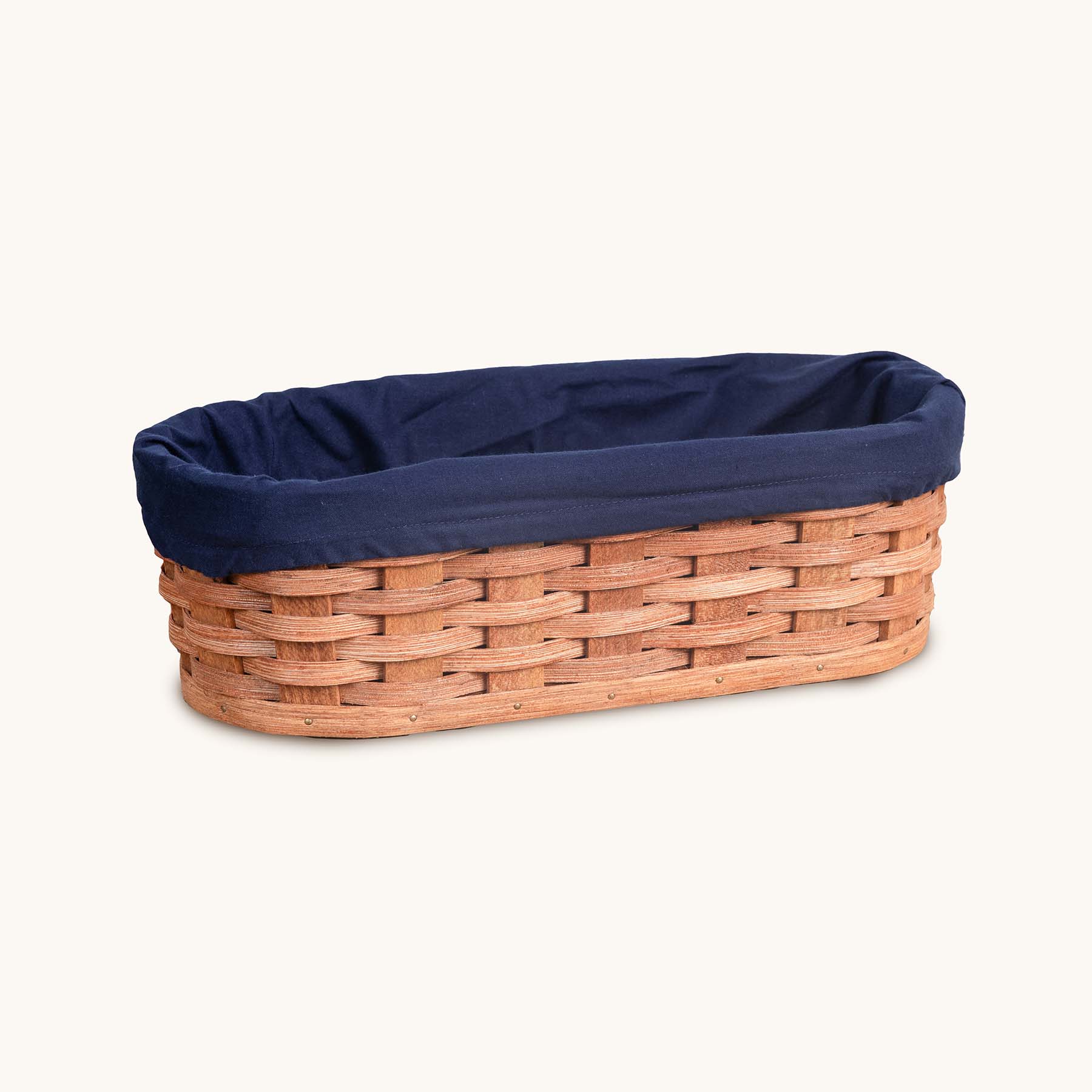 Washable Cloth LINER for Medium Warming Basket Blue