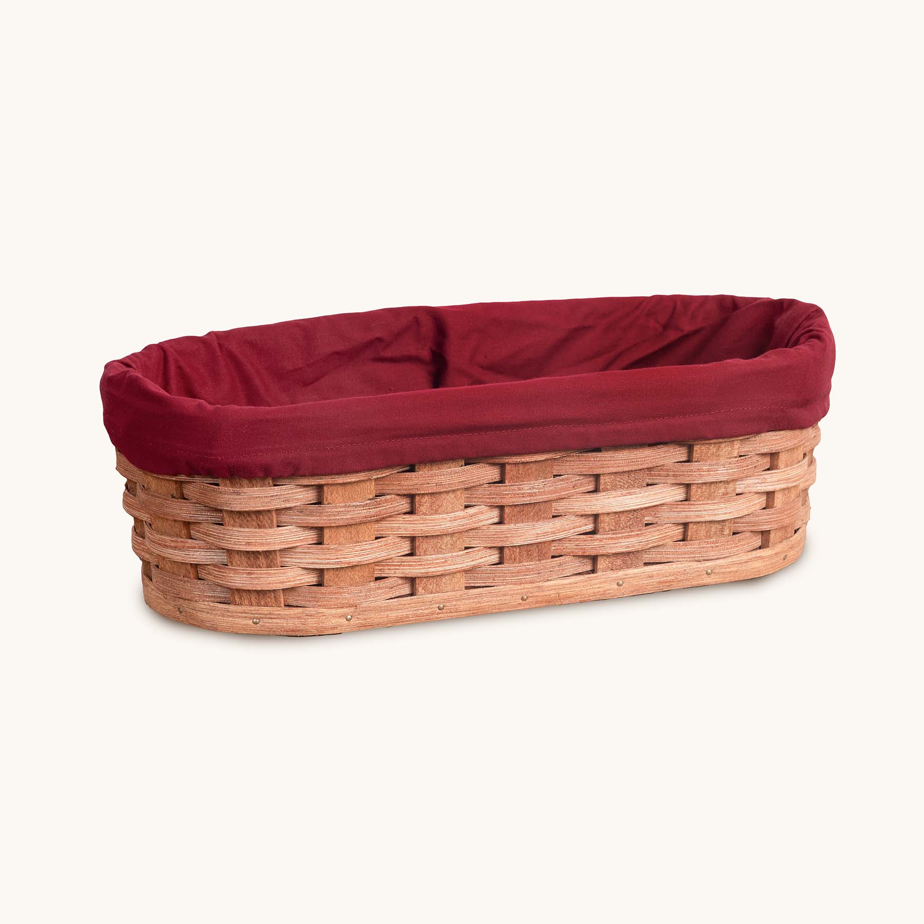 Washable Cloth LINER for Medium Warming Basket Wine