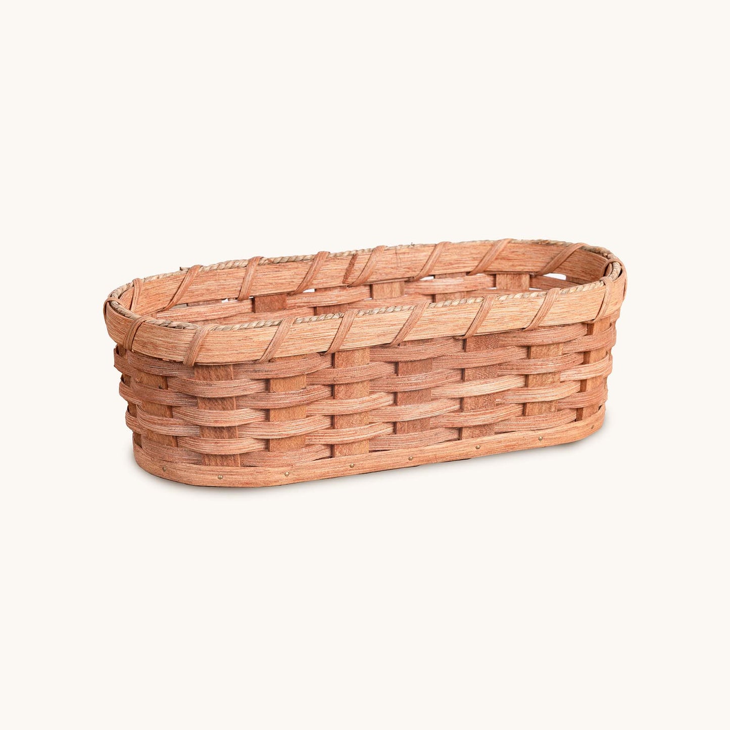 Medium Bread Warming Basket | Cozy Amish Woven Wicker Serving Basket Plain