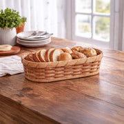 SALE! Medium Bread Warming Basket | Cozy Amish Woven Wicker Serving Basket Plain
