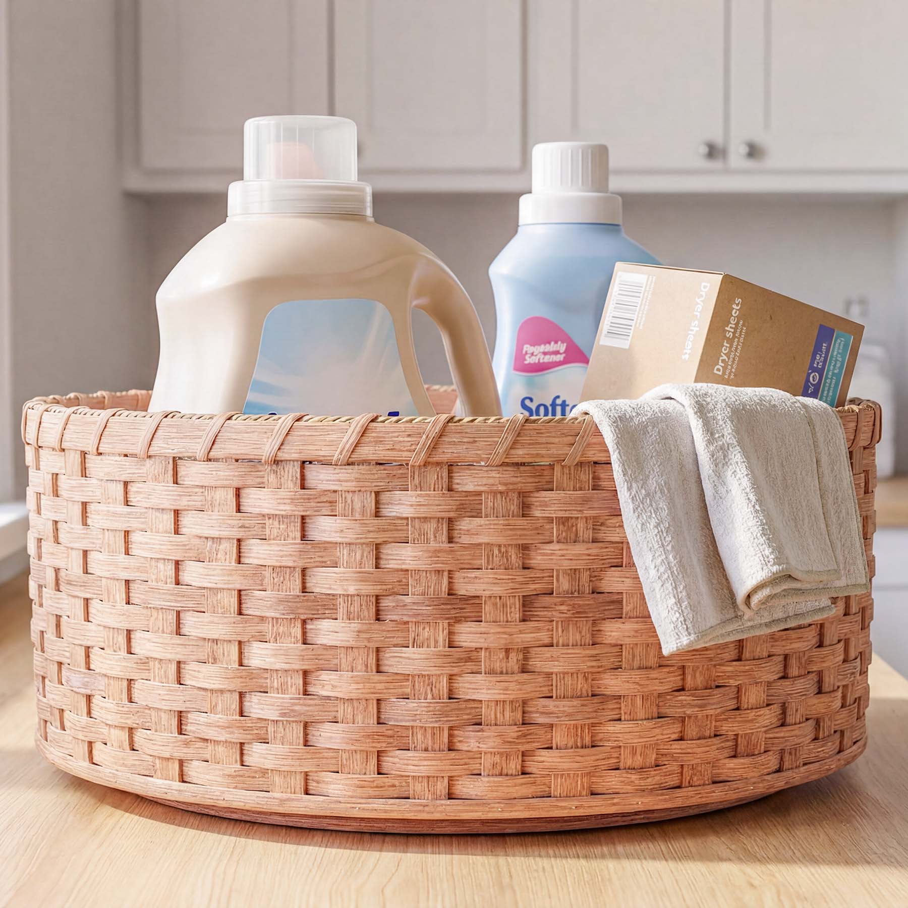 Round Wicker Baskets | Custom Size Woven Circle Baskets