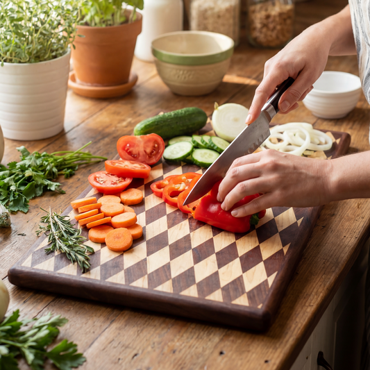 Amish Legacy Diamond Board | Handmade Butcher’s Cutting Board