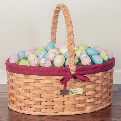 Biggest Easter Basket | Huge Amish Wicker Giant Woven Easter Basket Plain