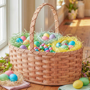 Biggest Easter Basket | Huge Amish Wicker Giant Woven Easter Basket Plain