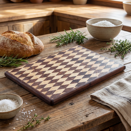 Amish Legacy Diamond Board | Handmade Butcher’s Cutting Board