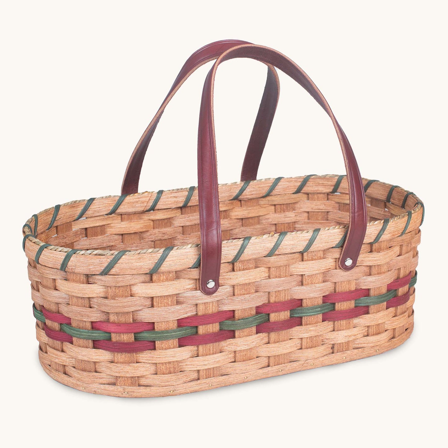 Garden Harvest Caddy | Amish Wicker Farmer’s Produce Basket