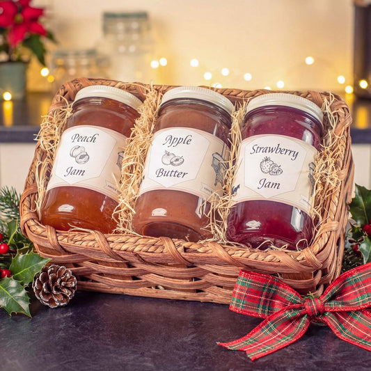 Amish Jam Gift Basket | Homemade Jam Basket Gift Set
