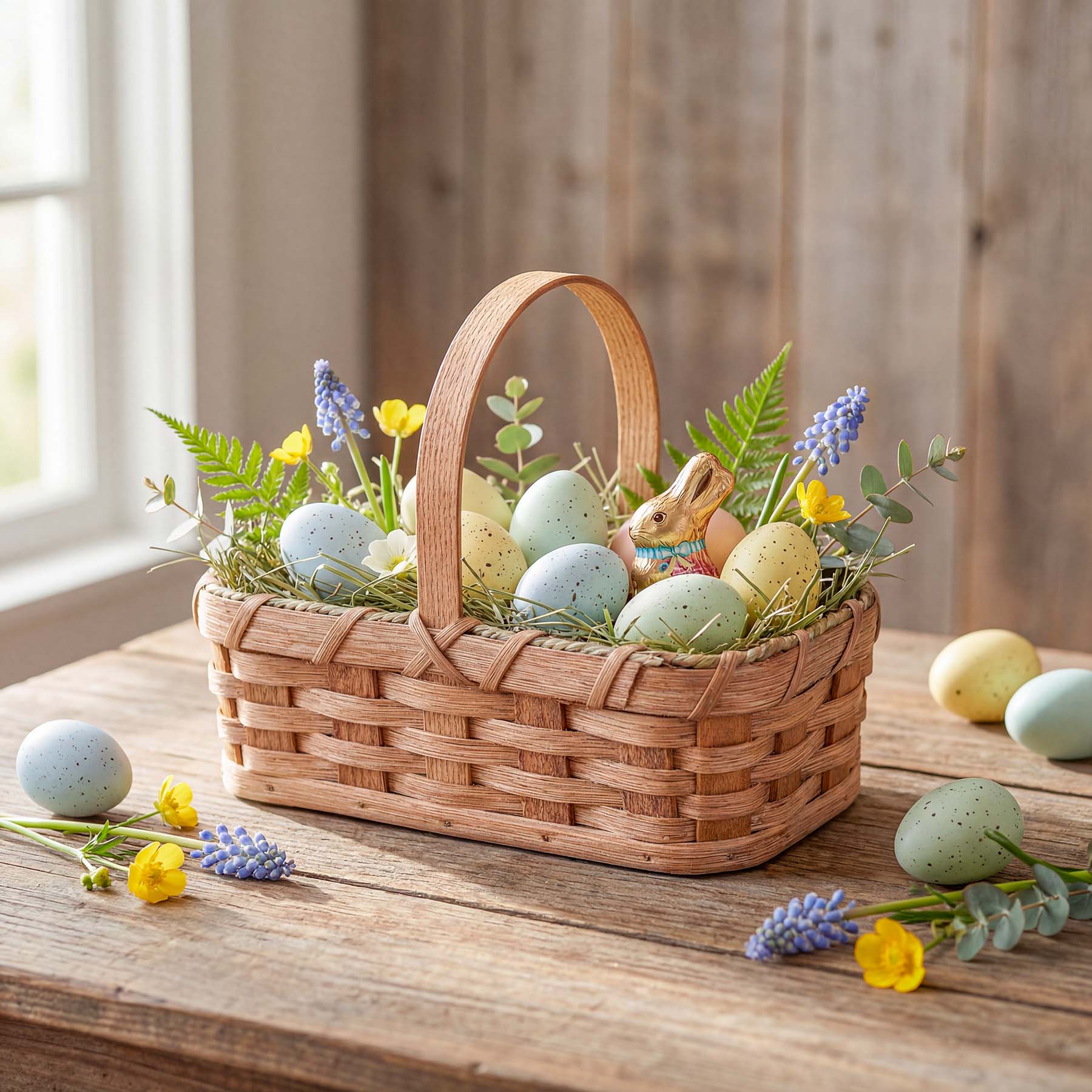 The “Blessings Basket” | Amish Handwoven Multi-Use & Gift Basket Plain