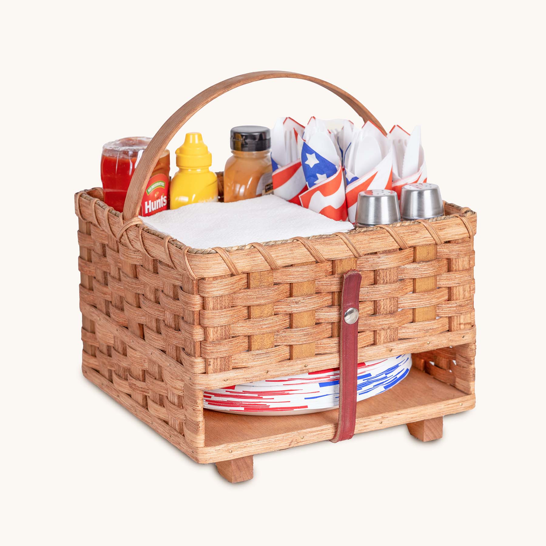 Picnic Pal | Tabletop Serveware & Condiment Organizing Caddy