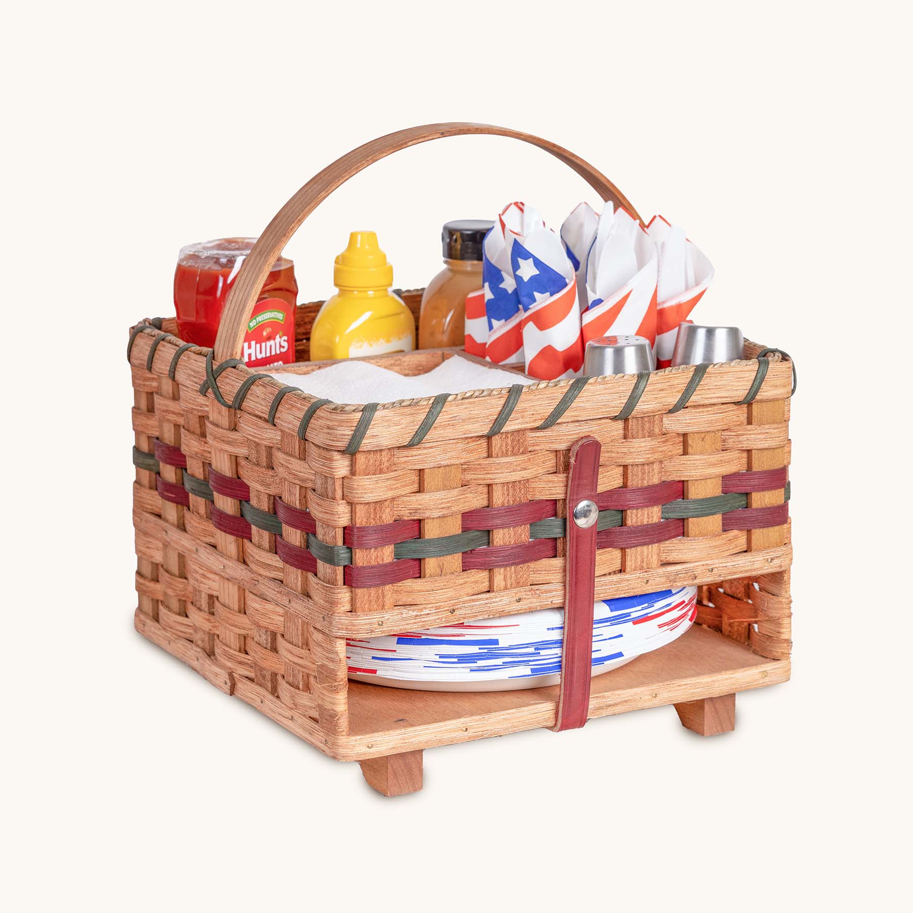 Picnic Pal | Tabletop Serveware & Condiment Organizing Caddy