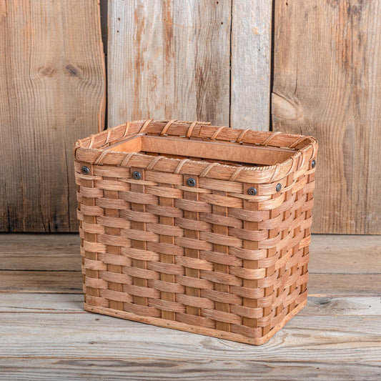 SALE! 14" x 9" x 11" Tall Amish Handmade Rectangle Basket w/Frame