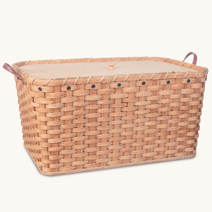 2 Bushel Laundry Basket | Huge Amish Wicker Storage Hamper