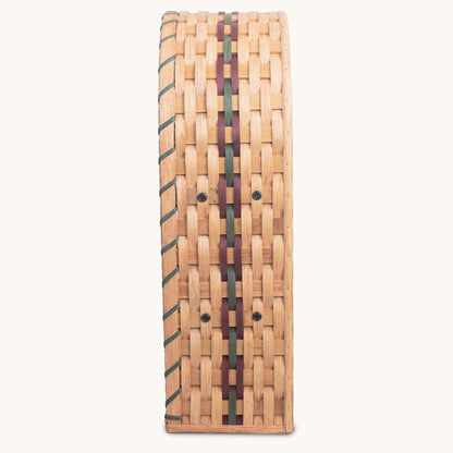 Tabletop Shelf Cabinet | Decorative Wicker Countertop Shelf