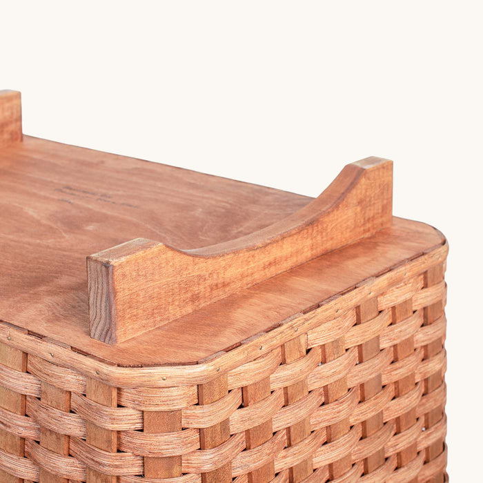 Large Toy Storage Basket | Optional Wooden Chest Lid Available