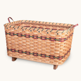 Large Toy Storage Basket | Optional Wooden Chest Lid Available