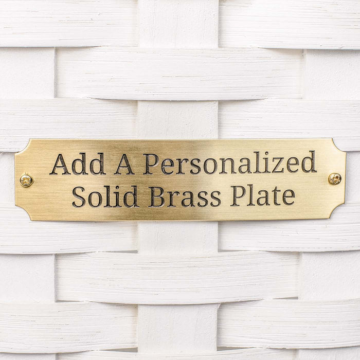 Solid Brass Personalized Engraved Plate