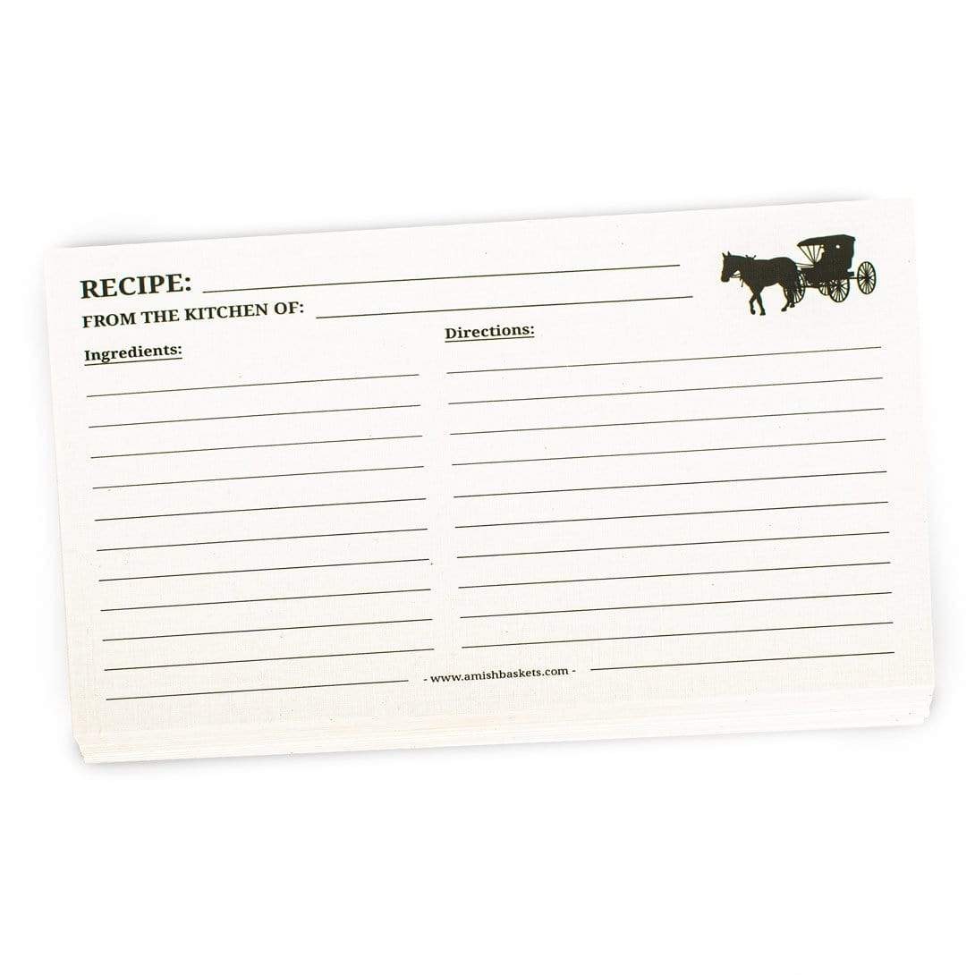 36 Blank Recipe Cards (4x6 Inch)