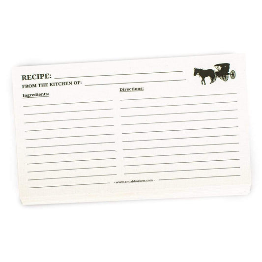36 Blank Recipe Cards (4x6 Inch)