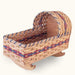 Doll Cradle 18” Amish Handmade Woven Wooden Crib