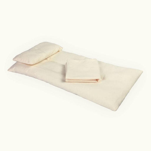 Gingerich Family Doll Crib Bedding Set for 18” Amish Cradle Cream