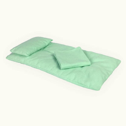 Gingerich Family Doll Crib Bedding Set for 18” Amish Cradle Mint