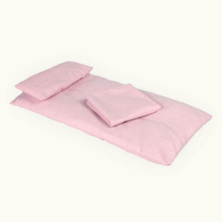 Gingerich Family Doll Crib Bedding Set for 18” Amish Cradle Pink