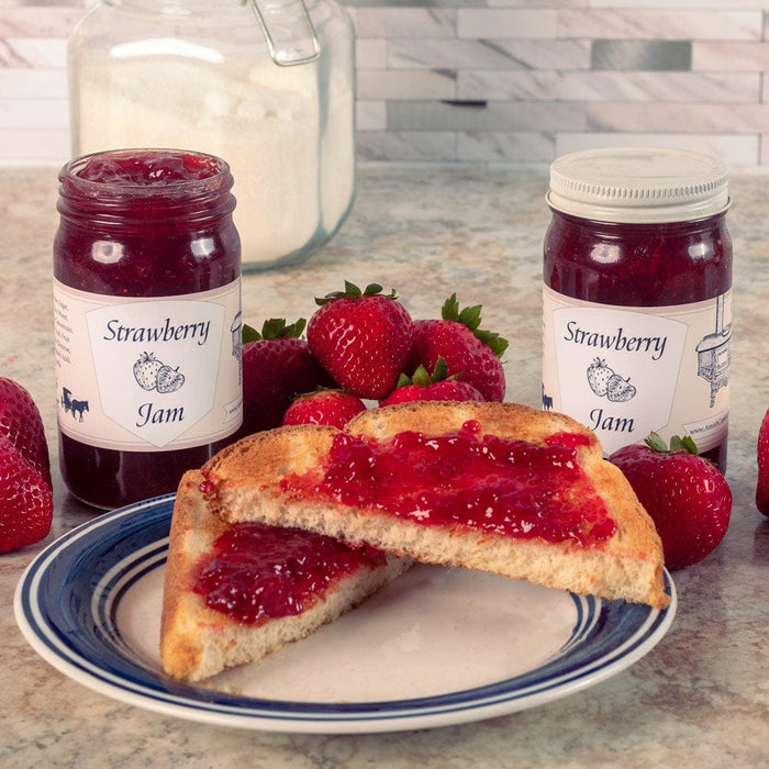 Amish Homemade Strawberry Jam | 10 oz Each 2 Jars