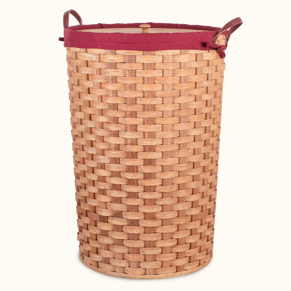 Amish Hand Sewn Liner for Large Round Hamper