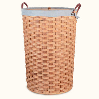 Amish Hand Sewn Liner for Large Round Hamper