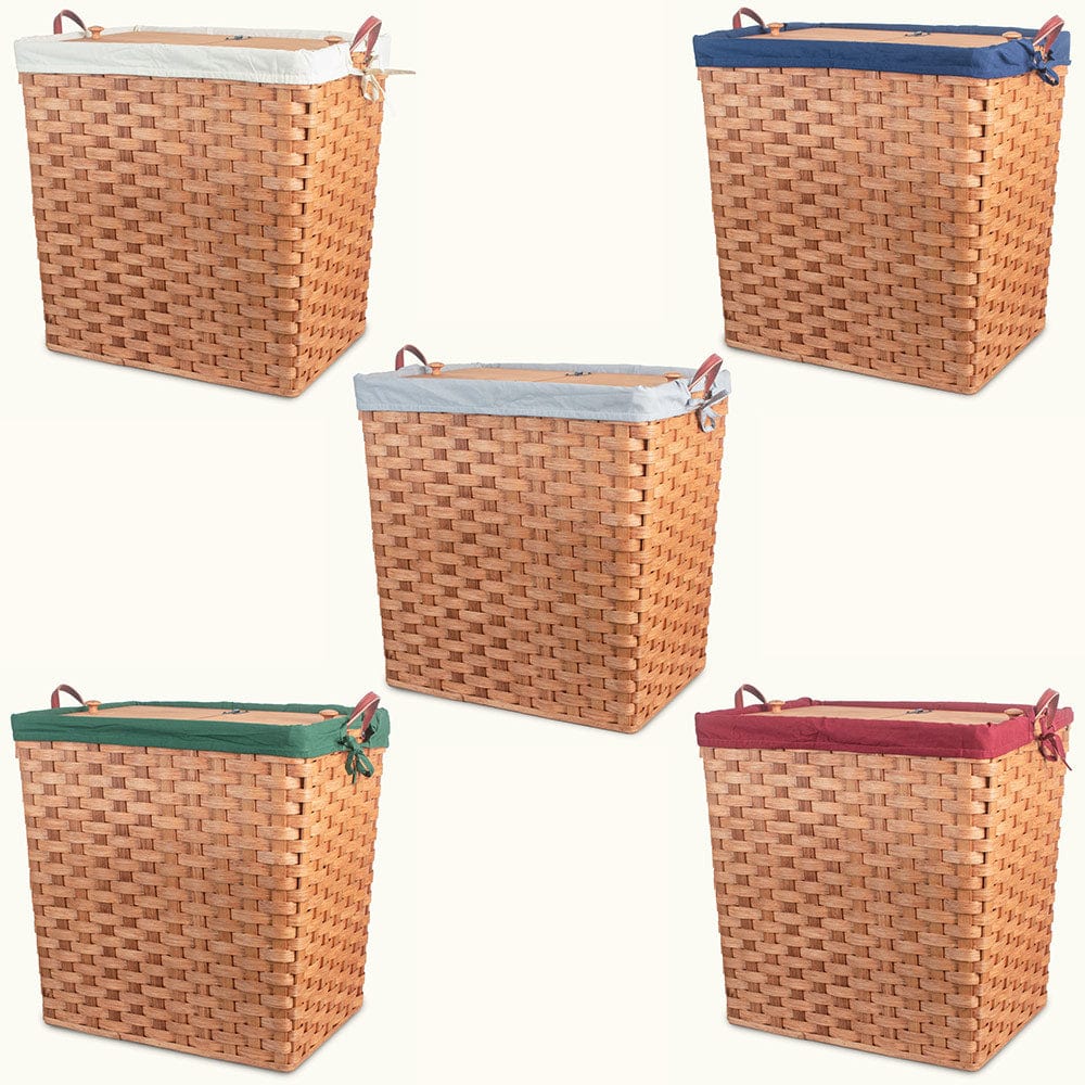 Amish Hand Sewn Liner for Large Square Hamper