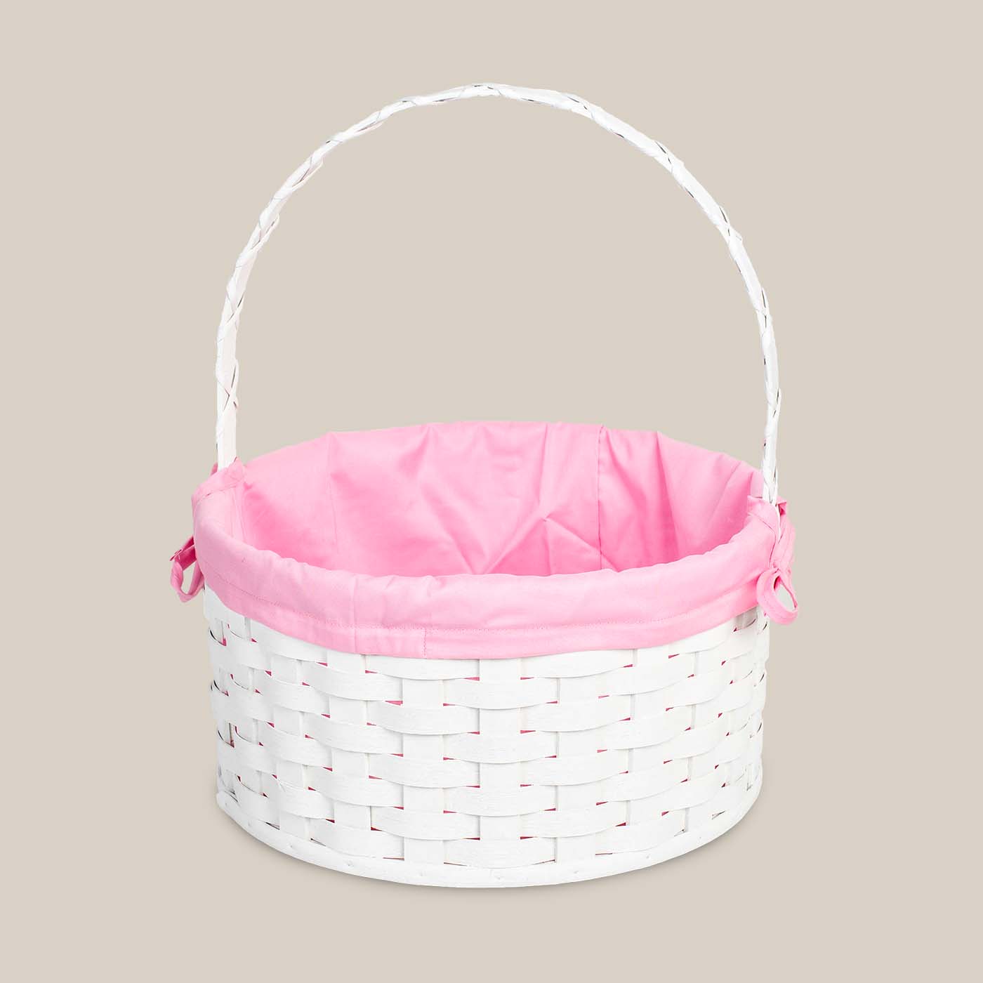 Amish Hand Sewn Pastel Liner for Large Round Easter Basket