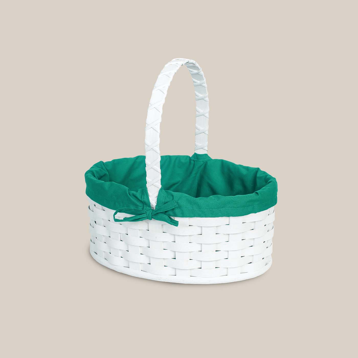 Amish Hand Sewn Pastel Liner for Medium Oval Easter Basket