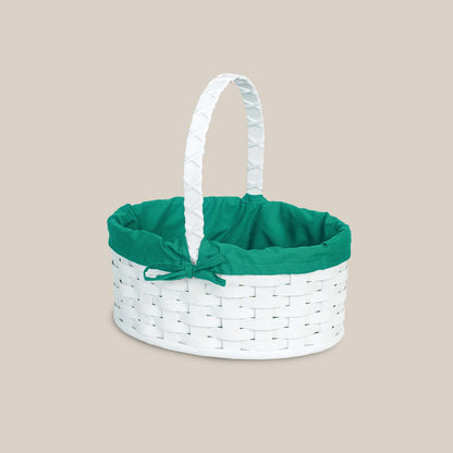 Amish Hand Sewn Pastel Liner for Medium Oval Easter Basket