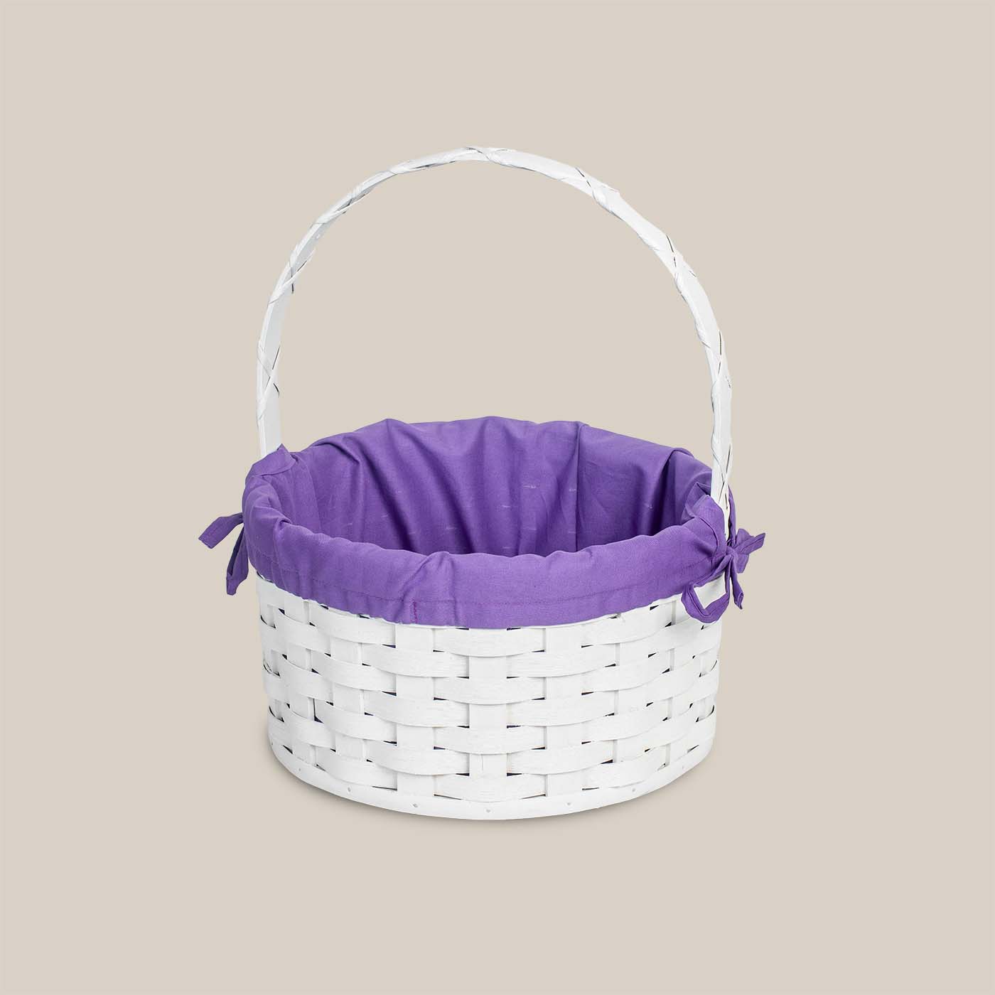 Amish Hand Sewn Pastel Liner for Medium Round Easter Basket