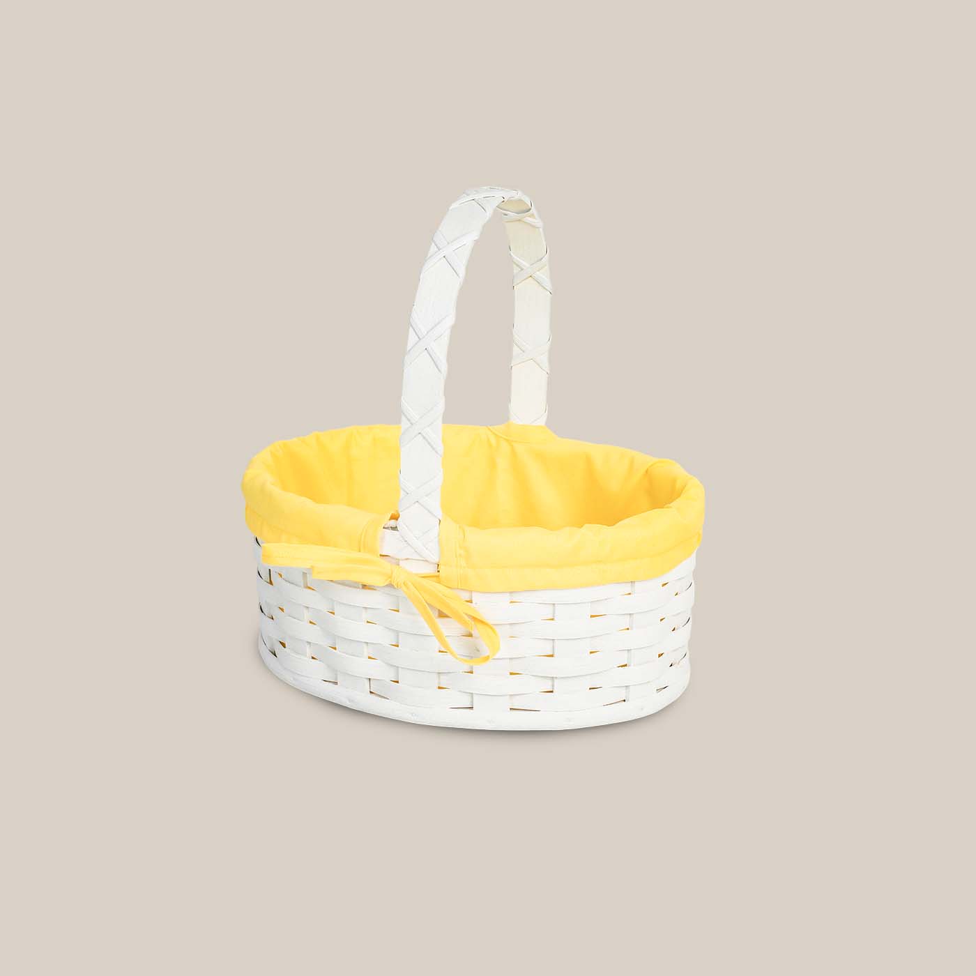 Amish Hand Sewn Pastel Liner for Small Oval Wicker Easter Basket