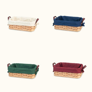 Amish Handmade Basket Liner for Small Bread Basket